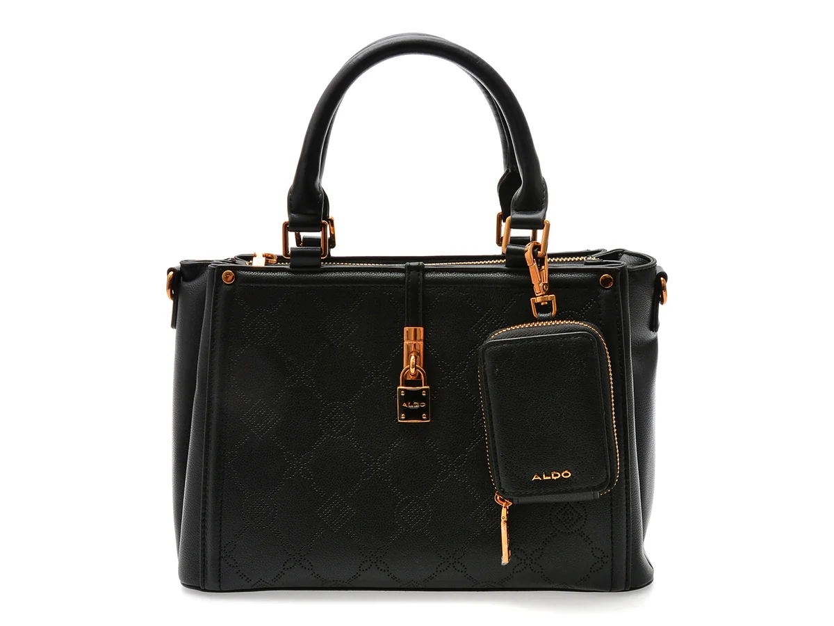 Geanta Aldo Neagra, SALWAH 001, Din Piele Ecologica