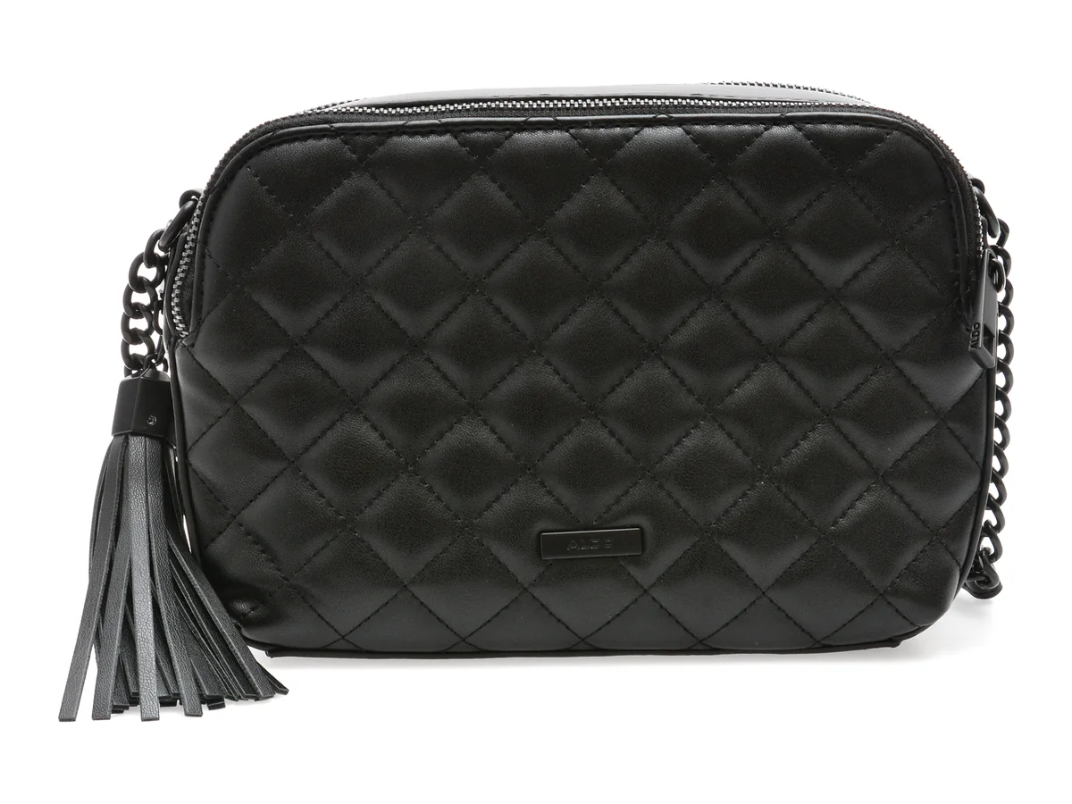 Geanta Aldo Neagra, ALPINUM 001, Din Piele Ecologica