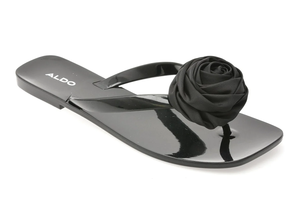 Papuci Aldo Negre, EDELINNA 001, Din Piele Ecologică