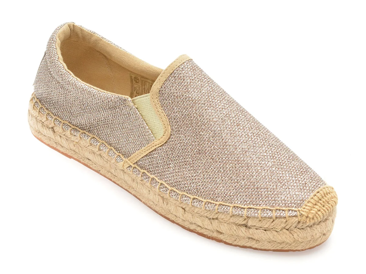 Pantofi Replay Aurii, WF2226S, Din Material Textil