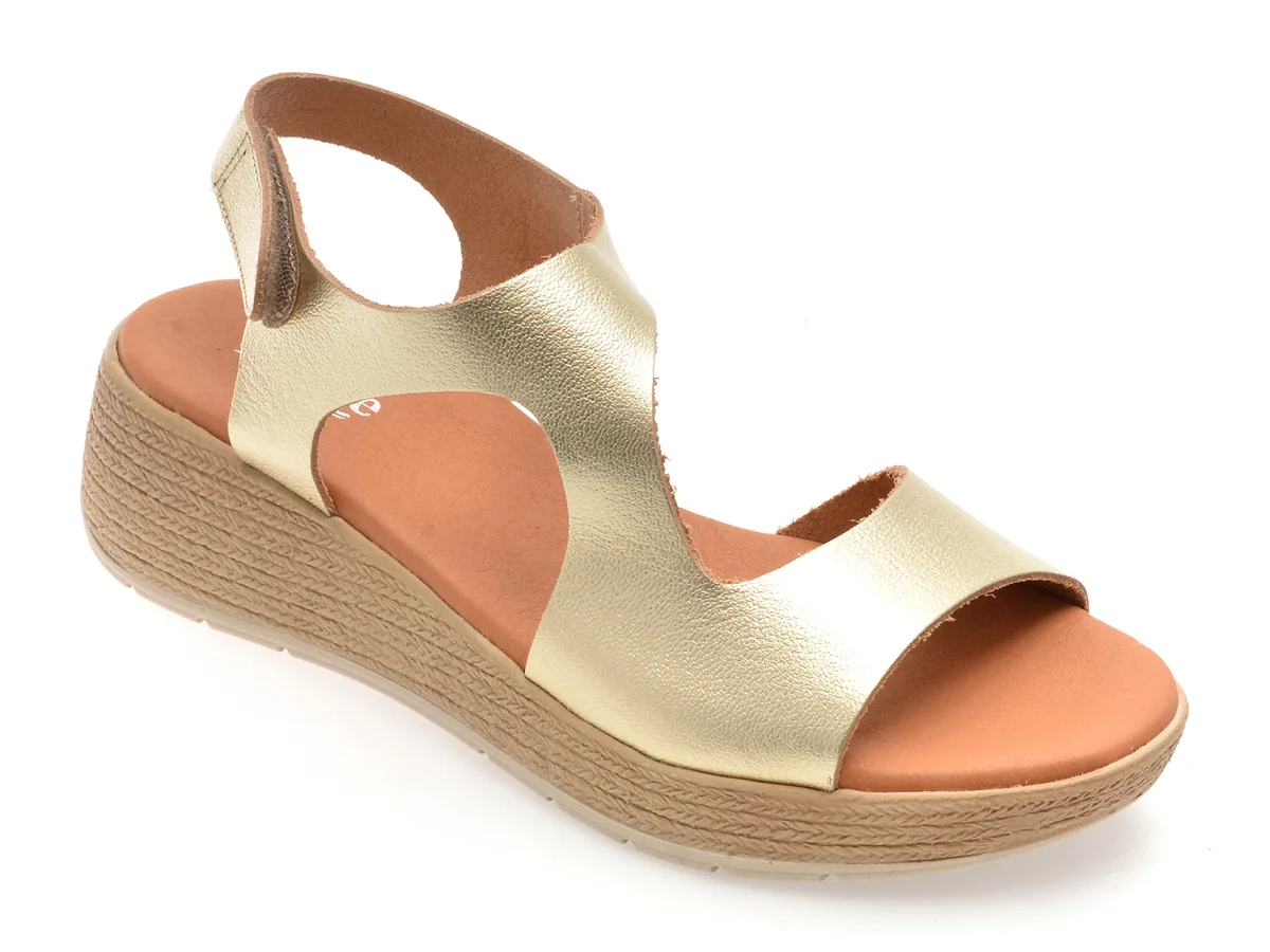 Sandale Image Aurii, DUSAMBE, Din Piele Naturala