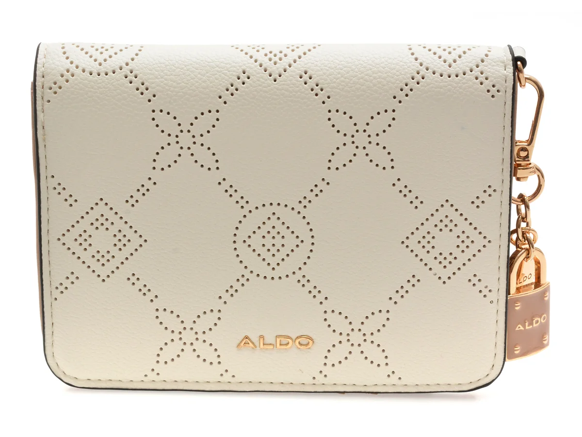 Portofel Aldo Alb, Munya 270, Din Piele Ecologică