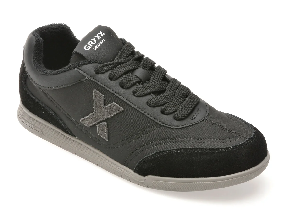 Pantofi Sport Gryxx Negri 6662 Din Material Textil