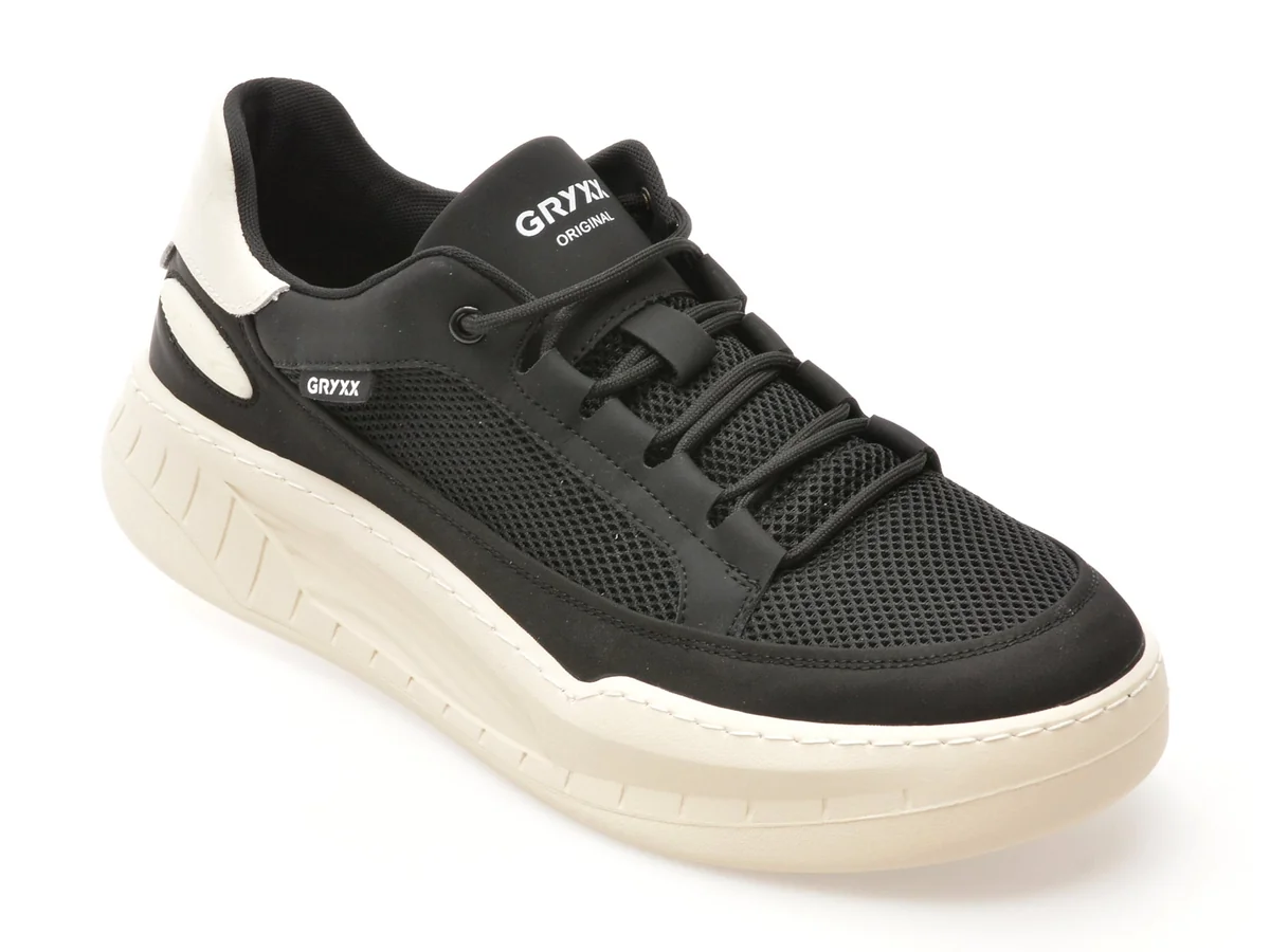 Pantofi Sport Gryxx Negri, 80028, Din Material Textil