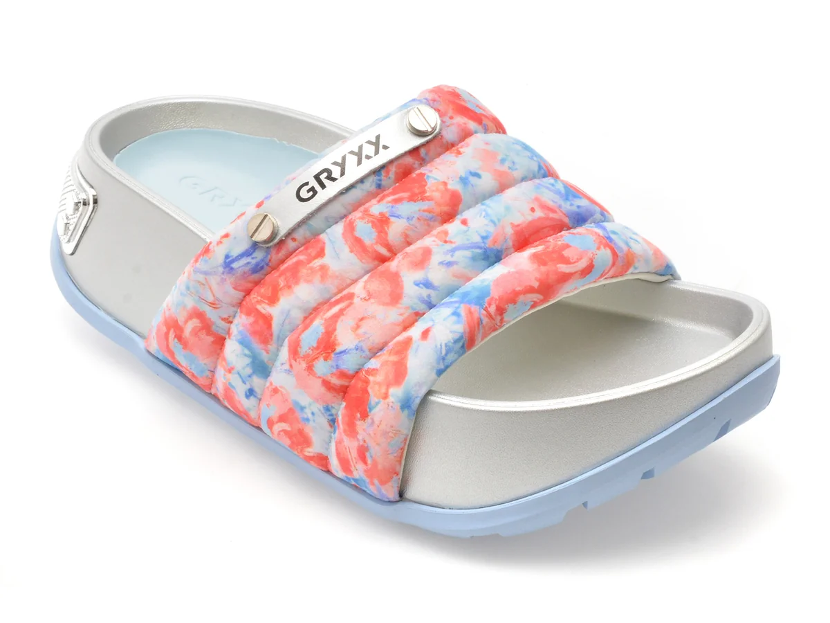 Papuci Gryxx Albastri, 2709, Din Material Textil