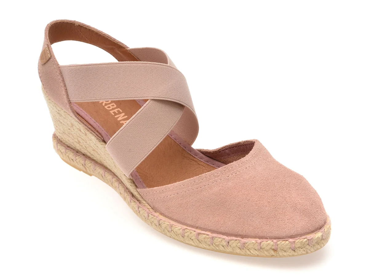 Pantofi Verbenas Mov, Mila, Din Piele Întoarsă