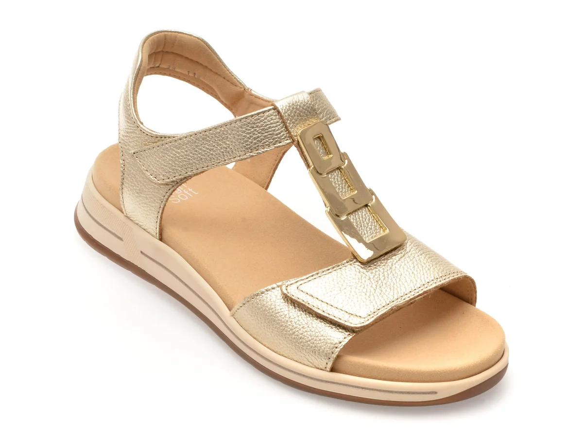 Sandale Ara Aurii, 34804, Din Piele Naturala