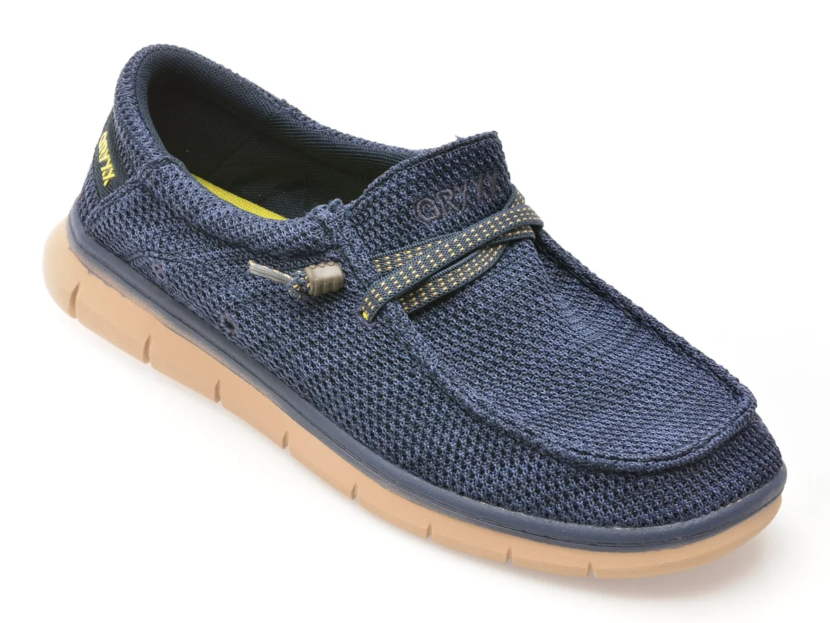 Mocasini Gryxx Bleumarin 40083 Din Material Textil