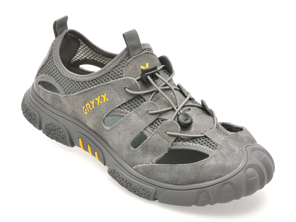 Pantofi Gryxx Gri 240126 Din Material Textil