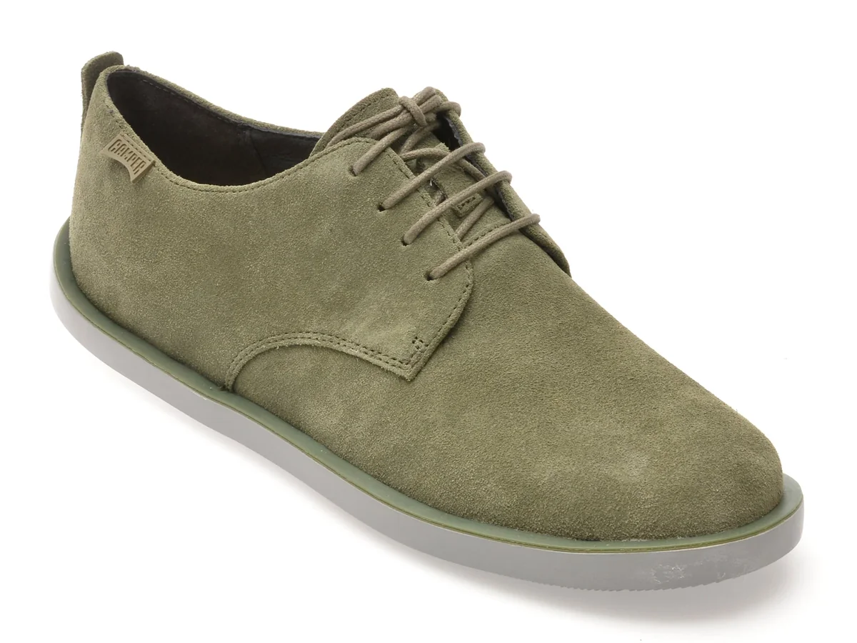 Pantofi Camper Verzi Wagon Din Piele Întoarsă