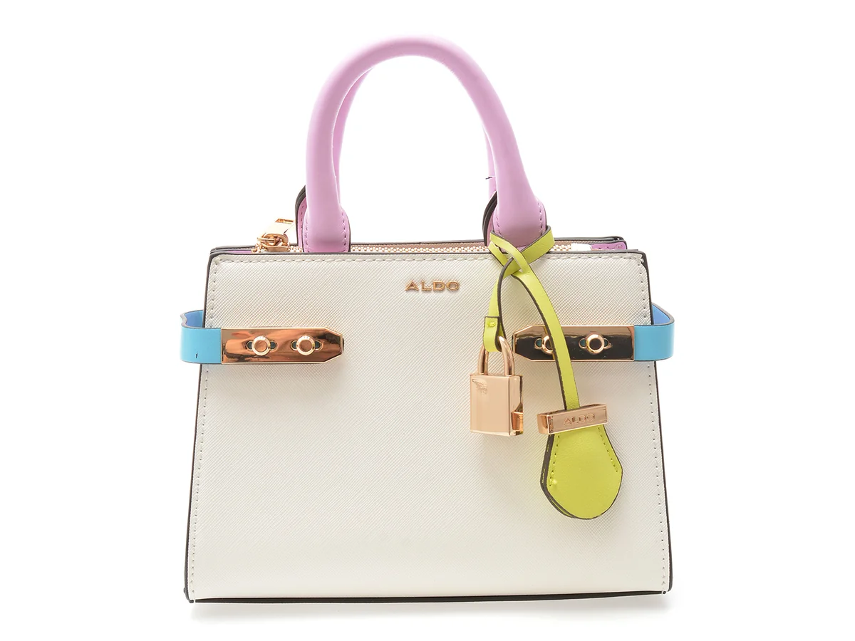 Geanta Aldo Alb, Lisbon 112, Din Piele Ecologica