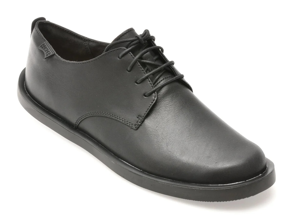 Pantofi Camper Negri Wagon Din Piele Naturala