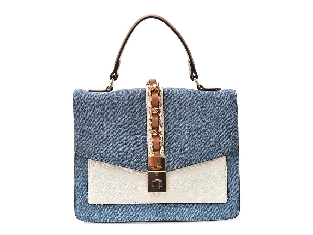 Geanta Aldo Albastra Contaenna 407 Din Piele Ecologica