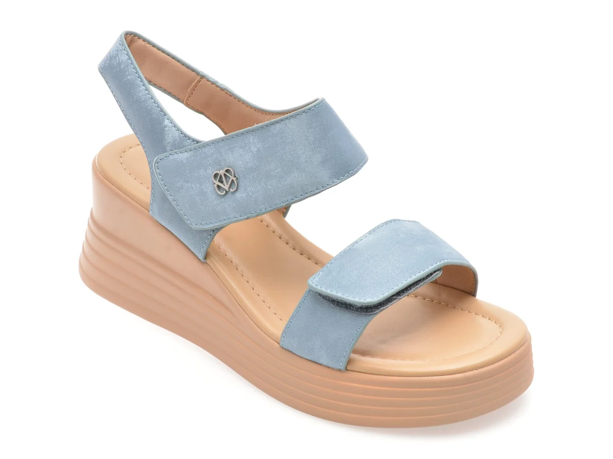 Sandale Gryxx Albastre, 1328D16, Din Piele Naturala