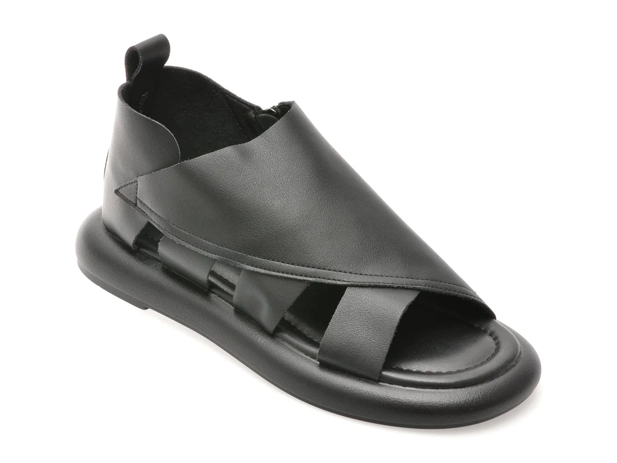Sandale Gryxx Negre, V931C28, Din Piele Naturală