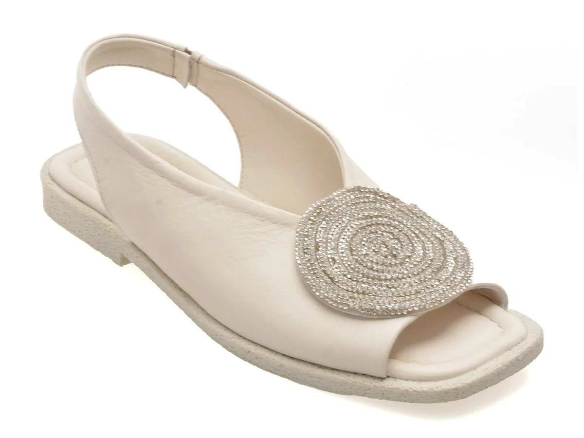 Sandale Gryxx Albe, 5001776, Din Piele Naturală