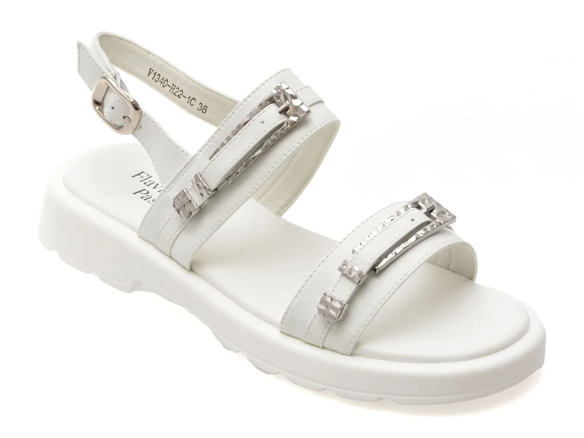 Sandale Flavia Passini Albe, 1340H22, Din Piele Naturala