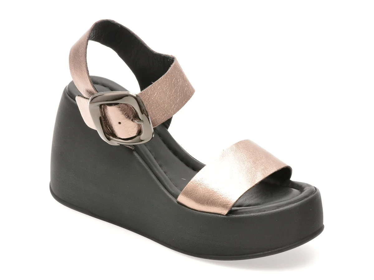 Sandale Gryxx Bronz, 5001729, Din Piele Naturala