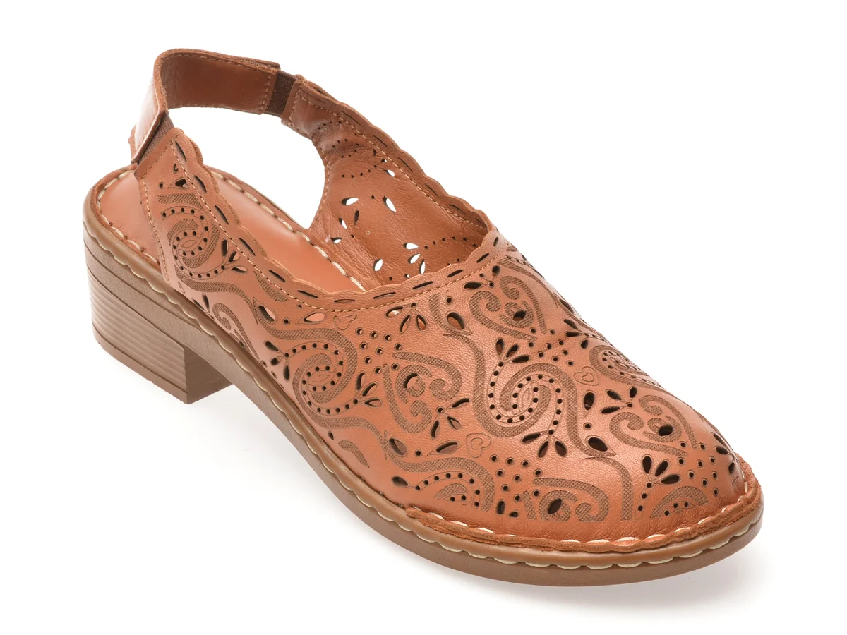 Pantofi Flavia Passini Maro, 9500, Din Piele Naturala