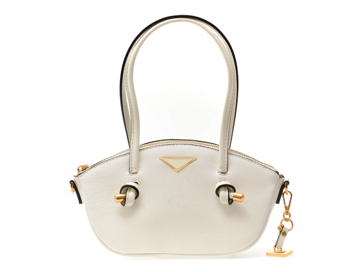 Geanta Aldo Albă, ELYSANDE 100, Din Piele Ecologică