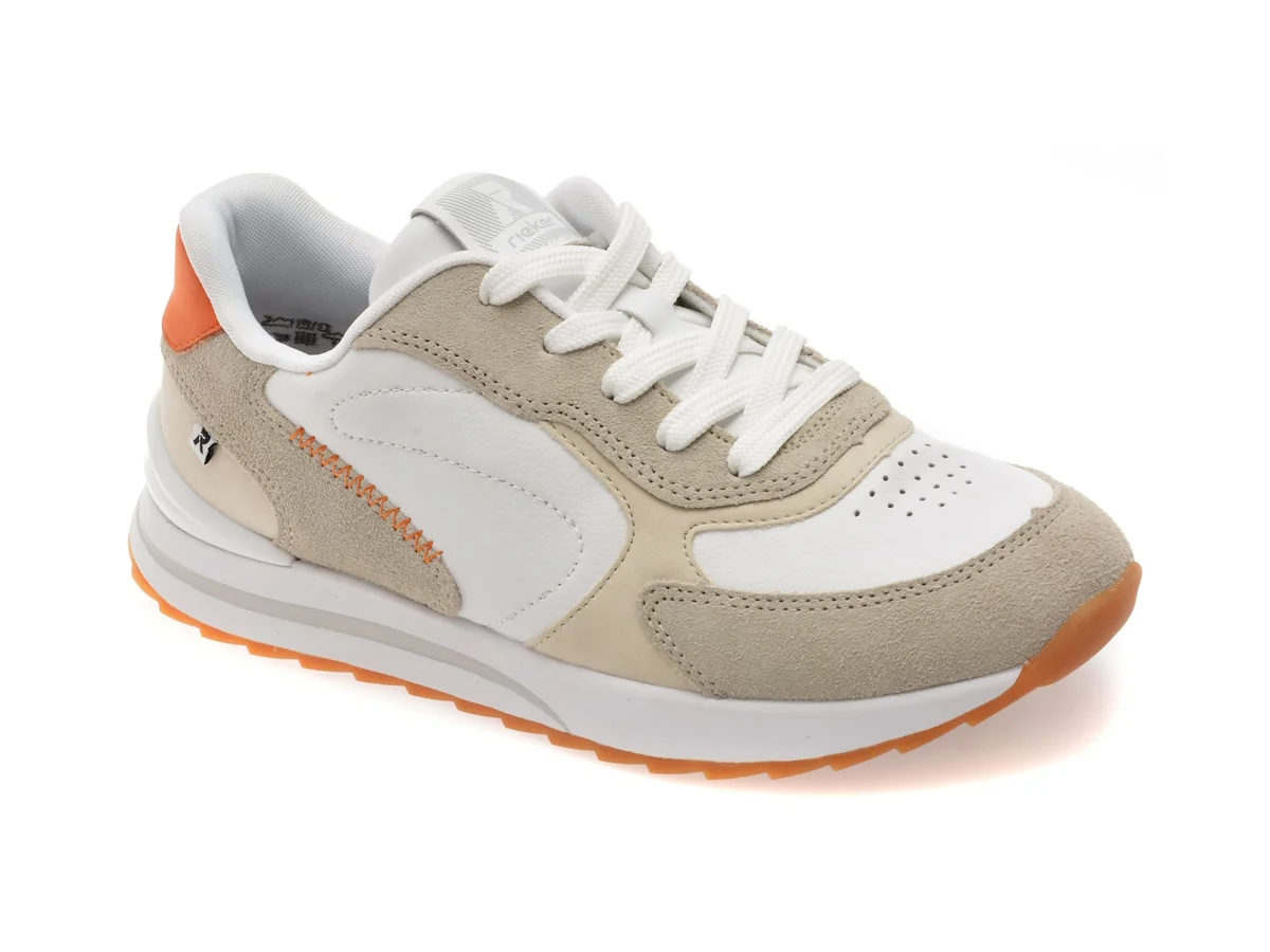 Pantofi Sport Rieker Albi, W2400, Din Piele Naturala