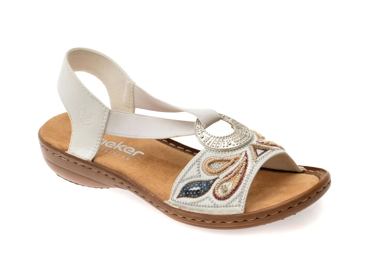 Sandale Rieker Albe 608B4 Din Piele Ecologică