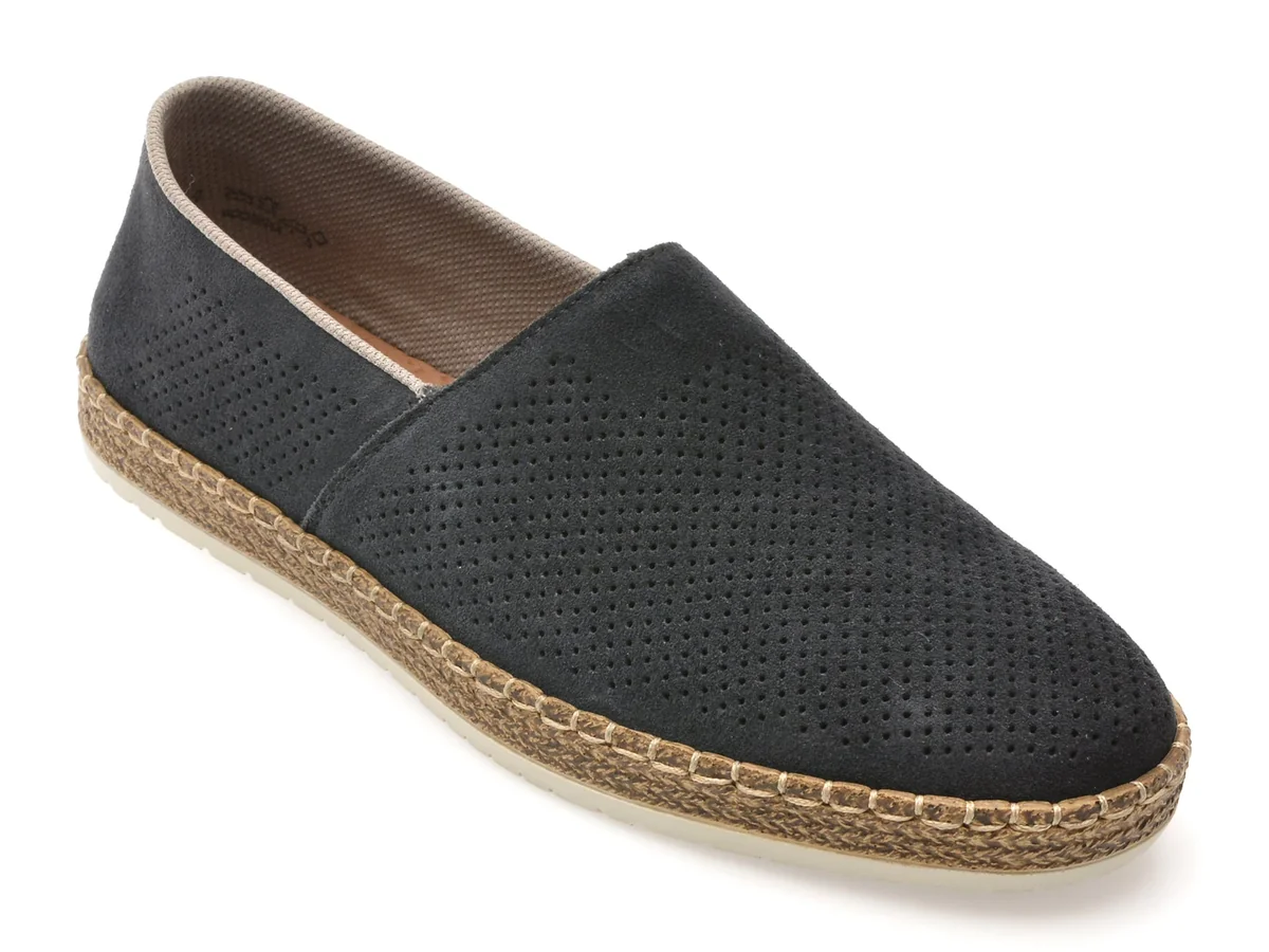 Pantofi Rieker Bleumarin, B5285, Din Piele Naturala