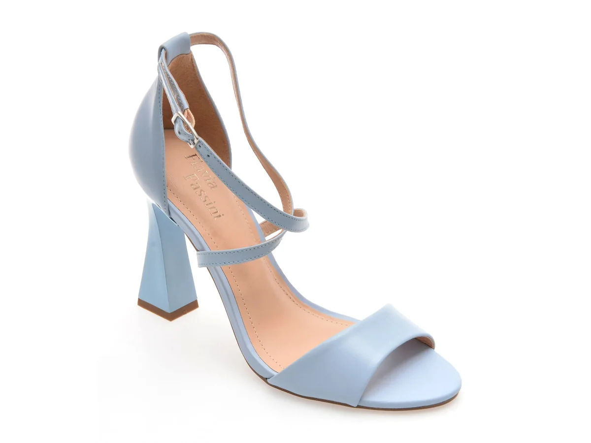 Sandale Elegante Flavia Passini Albastre, 1162835, Din Piele Naturală