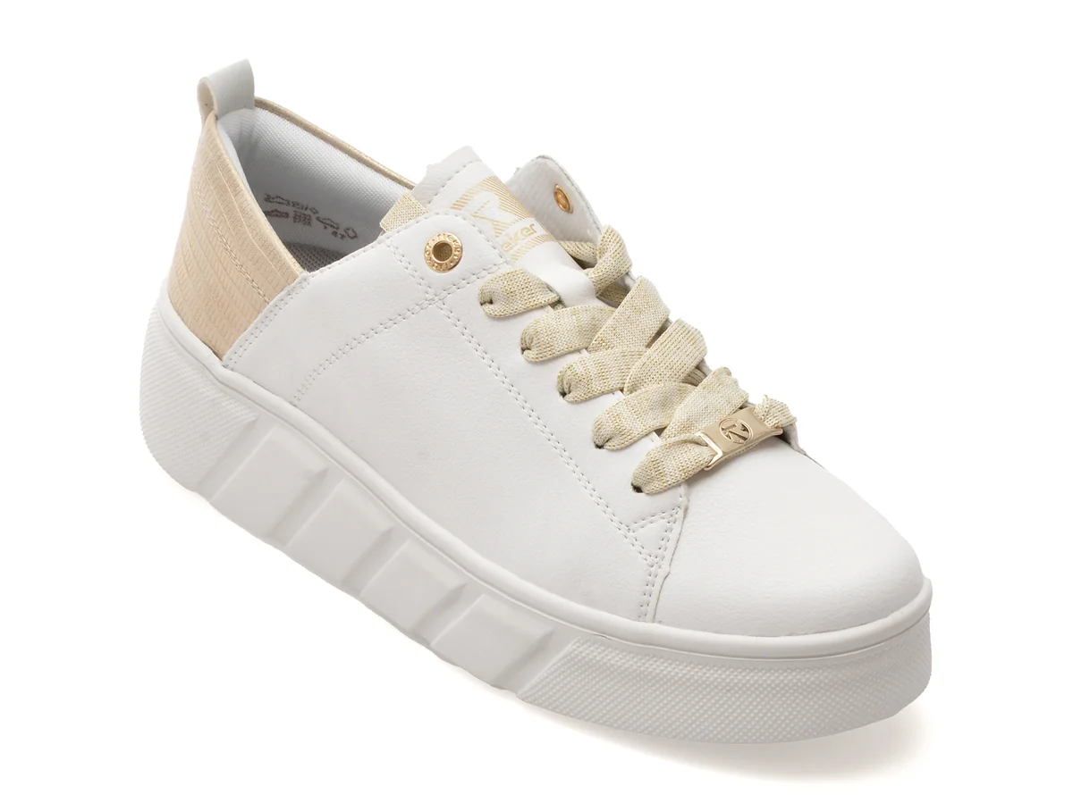 Pantofi Sport Rieker Albi, W2602, Din Piele Naturală