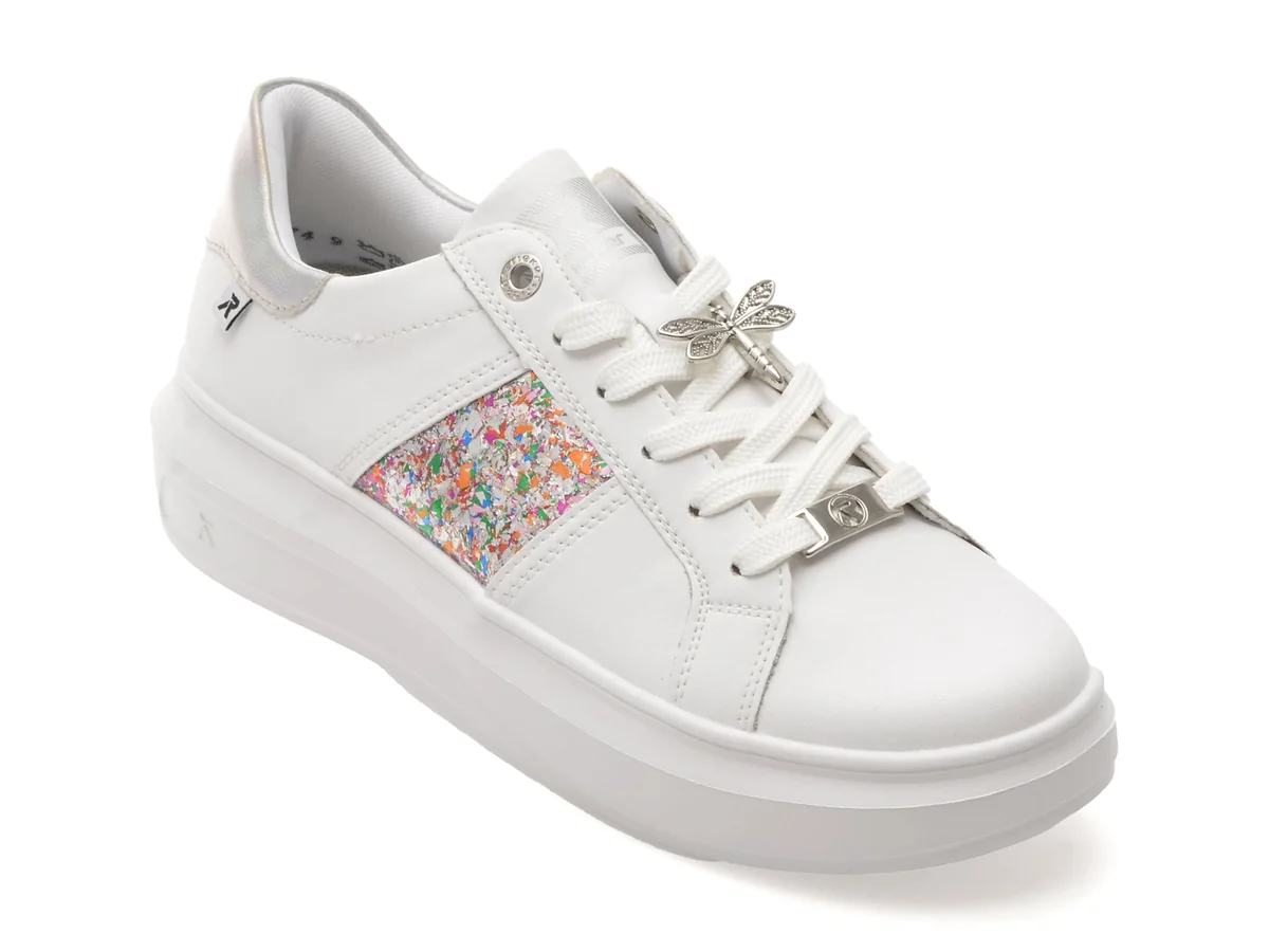 Pantofi Sport Rieker Albi, W1202, Din Piele Naturală