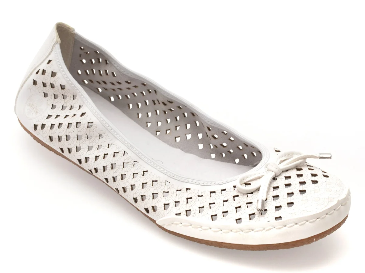 Balerini Rieker Albi, 41489, Din Piele Naturala