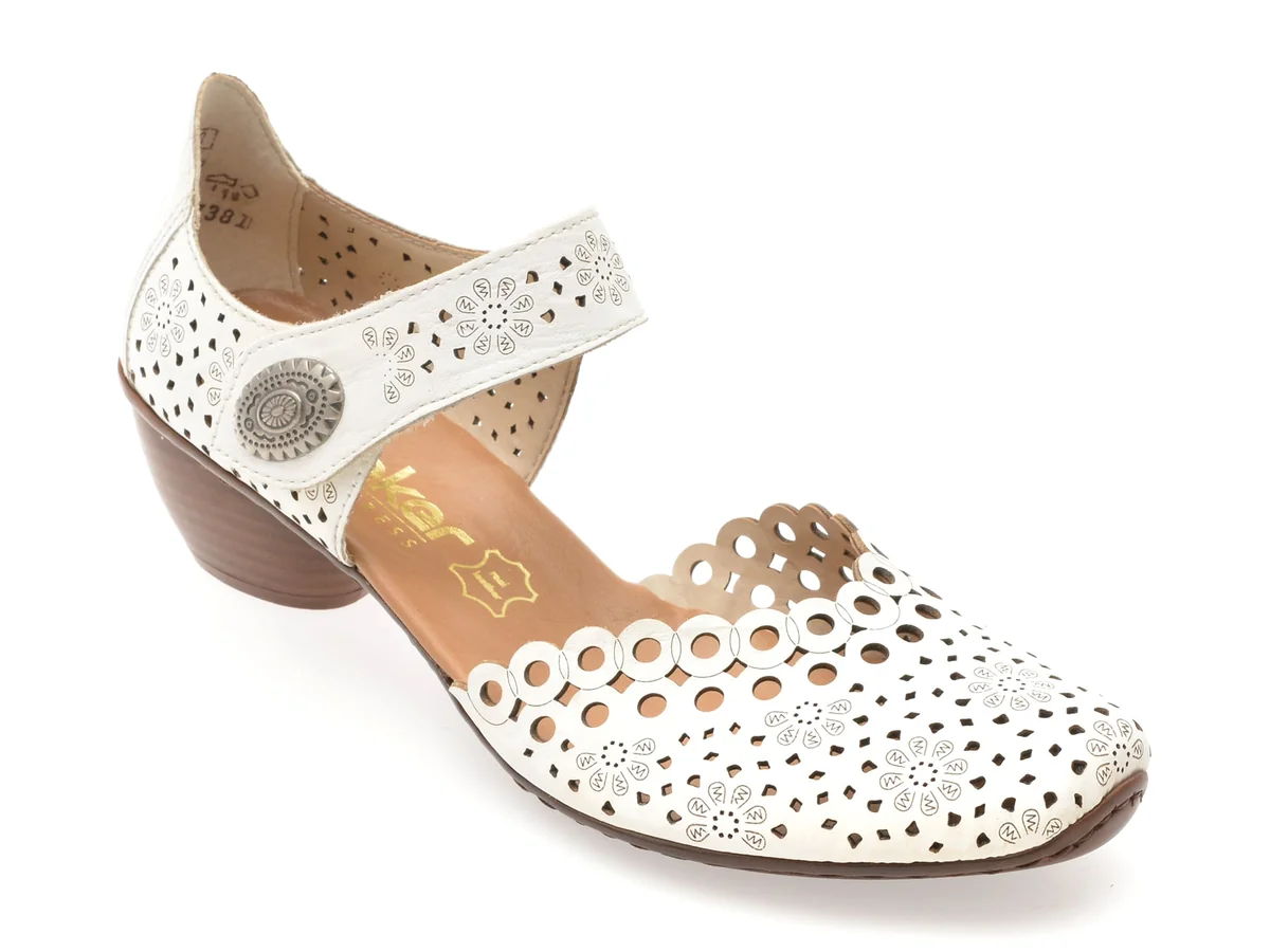 Pantofi Rieker Albi 43753 Din Piele Naturală