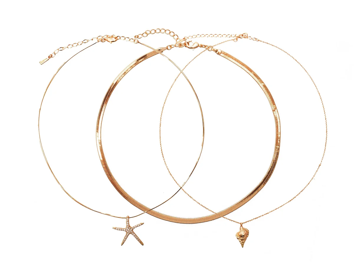 Colier Aldo Auriu, Seashcharms 972, Din Metal