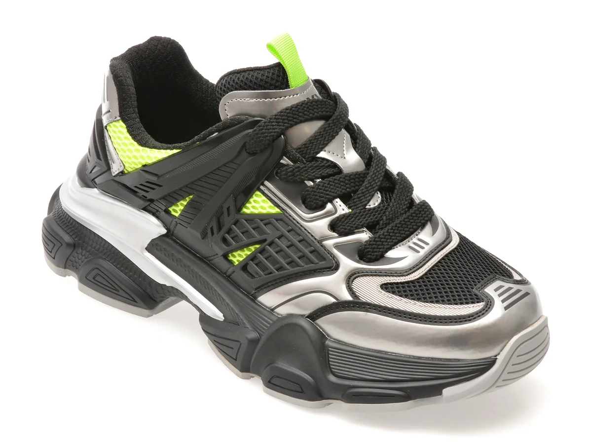 Pantofi Sport Gryxx Negri, 69065, Din Material Textil