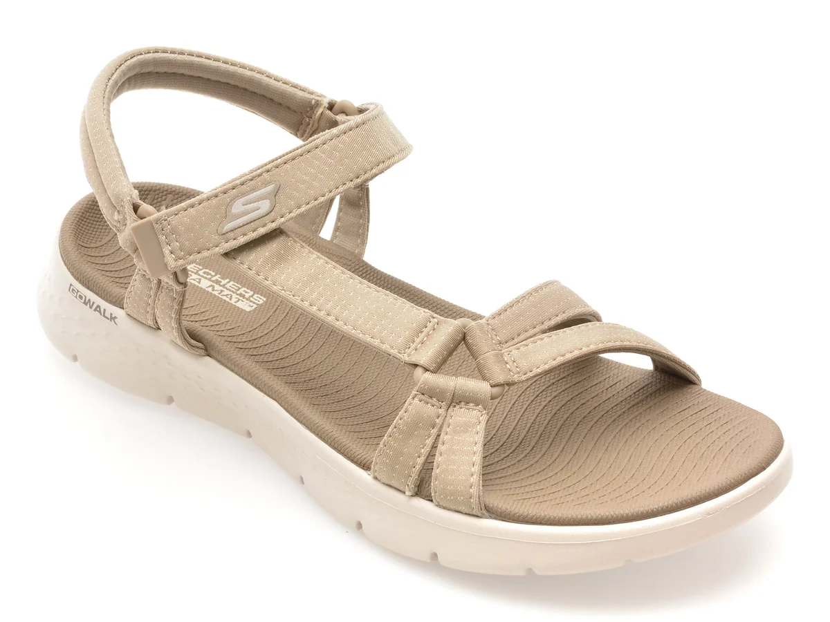 Sandale Skechers Gri, Go Walk Flex, Din Material Textil