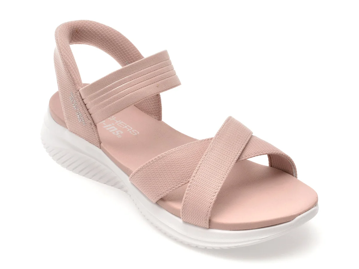 Sandale Skechers Roz, Ultra Flex 3.0, Din Material Textil
