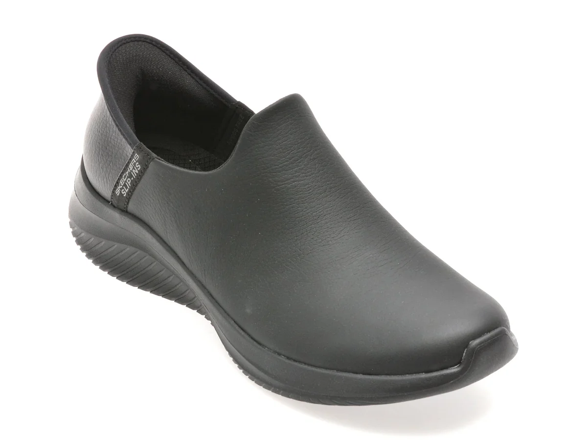 Pantofi Sport Skechers Negri, Ultra Flex 3.0, Din Piele Naturală
