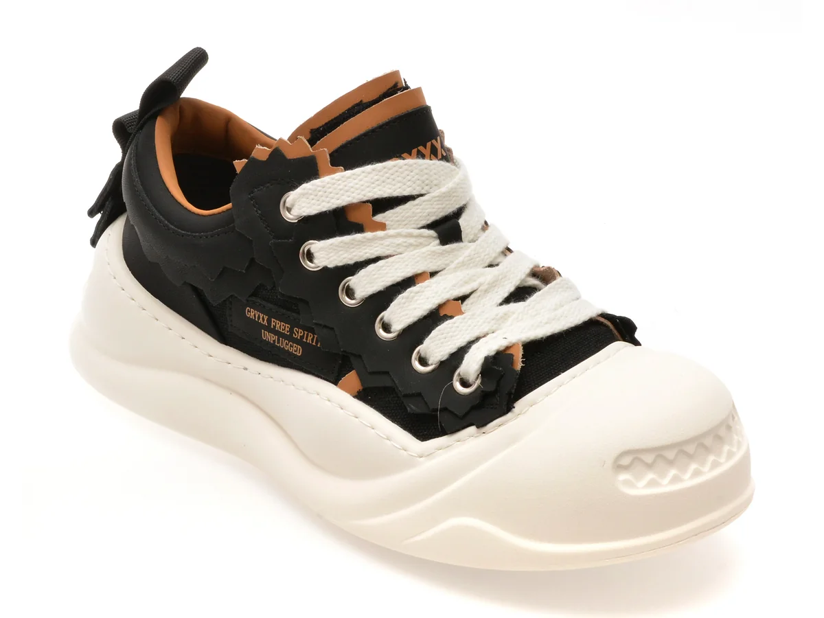 Pantofi Sport Gryxx Negri, 69001, Din Material Textil