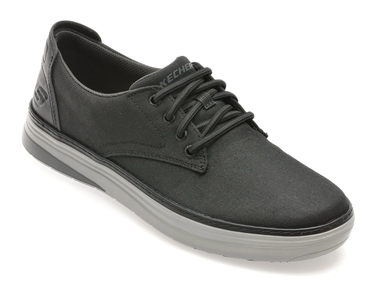 Pantofi Skechers Negri, Hyland, Din Material Textil