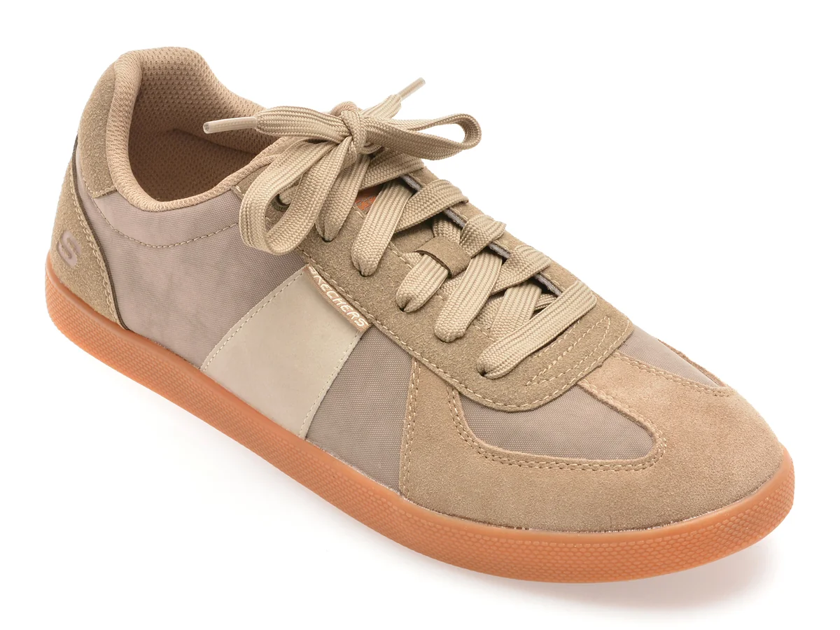 Pantofi Sport Skechers Gri, Placer, Din Material Textil