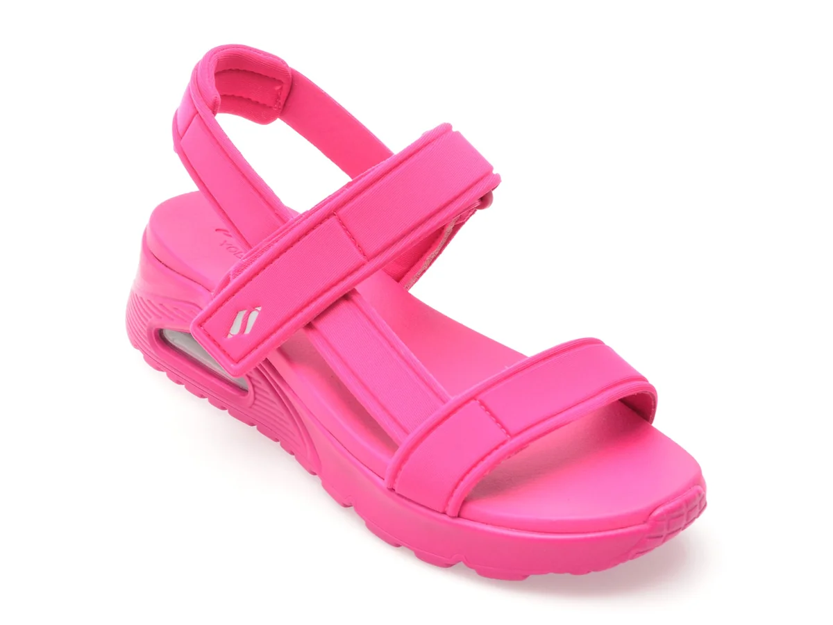 Sandale Skechers Fucsia Uno Din Material Textil