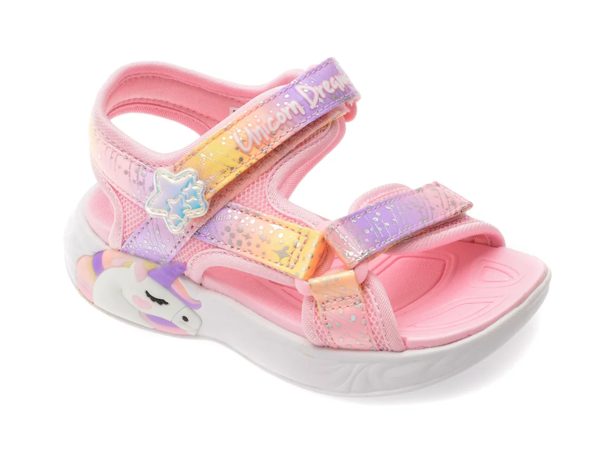 Sandale Skechers Roz Unicorn Dreams Din Material Textil