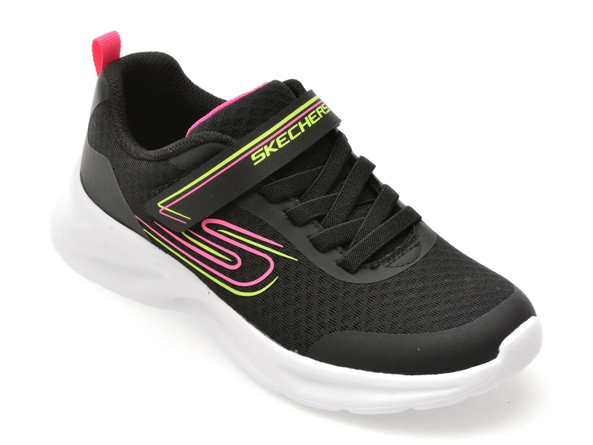 Pantofi Sport Skechers Negri, Dynamatic, Din Material Textil
