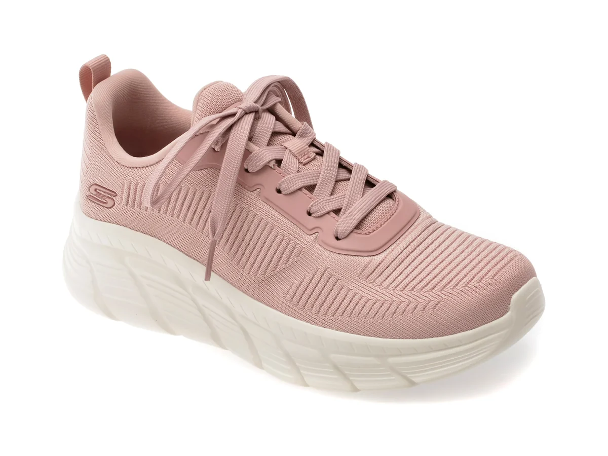 Pantofi Sport Skechers Roz, Bobs B Flex Hi, Din Material Textil