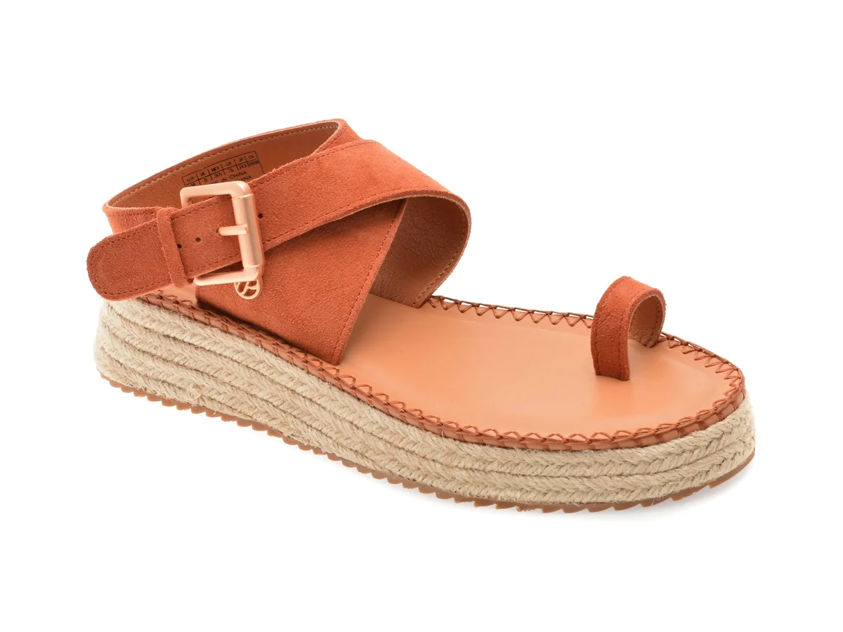 Sandale Pepe Jeans Maro, Kate Soft, Din Piele Intoarsa
