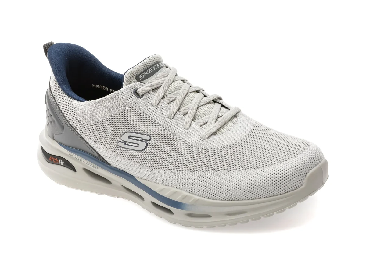 Pantofi Sport Skechers Gri, Arch Fit Orvan, Din Material Textil