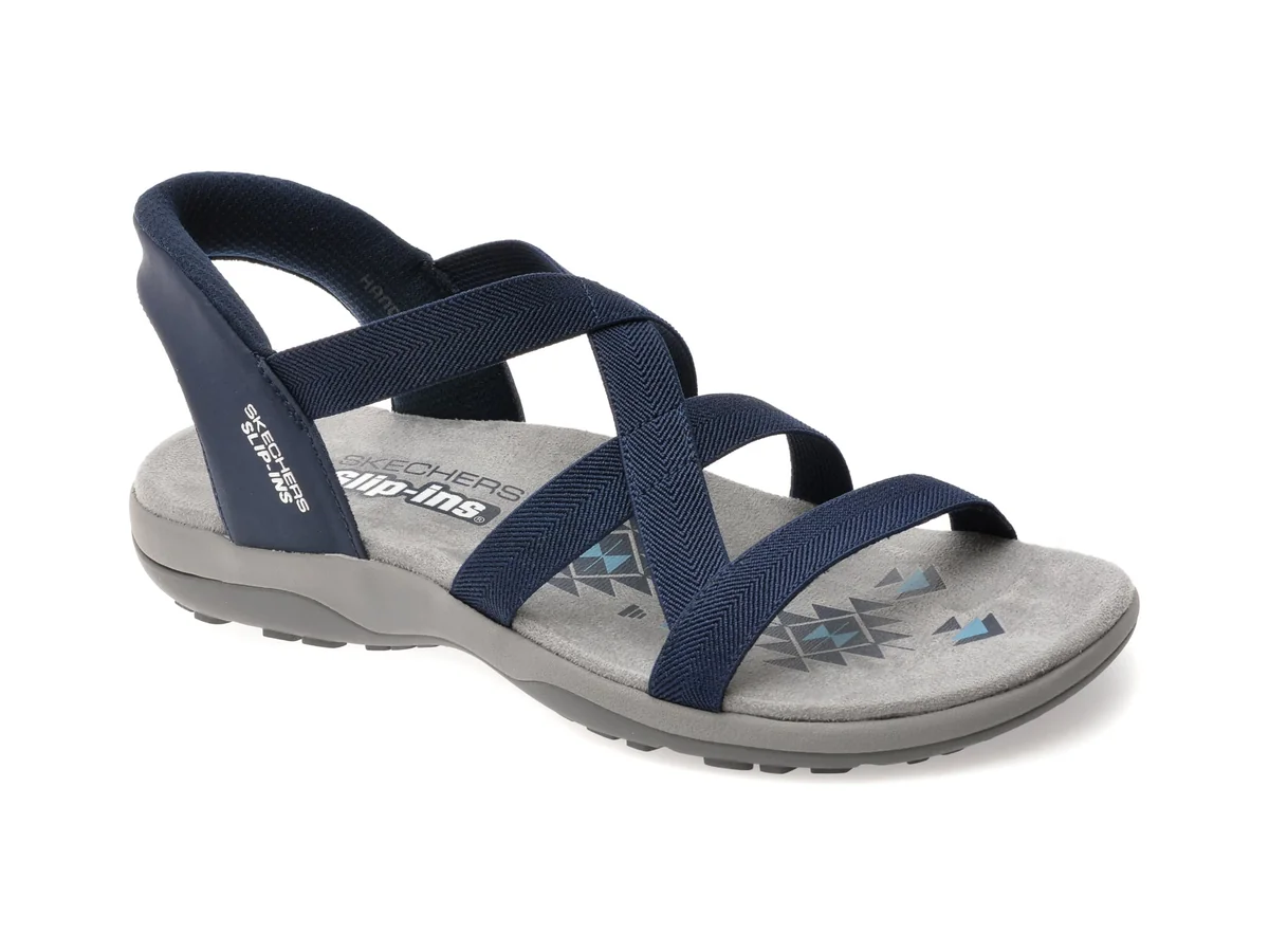Sandale Skechers Bleumarin, Reggae Slim, Din Material Textil
