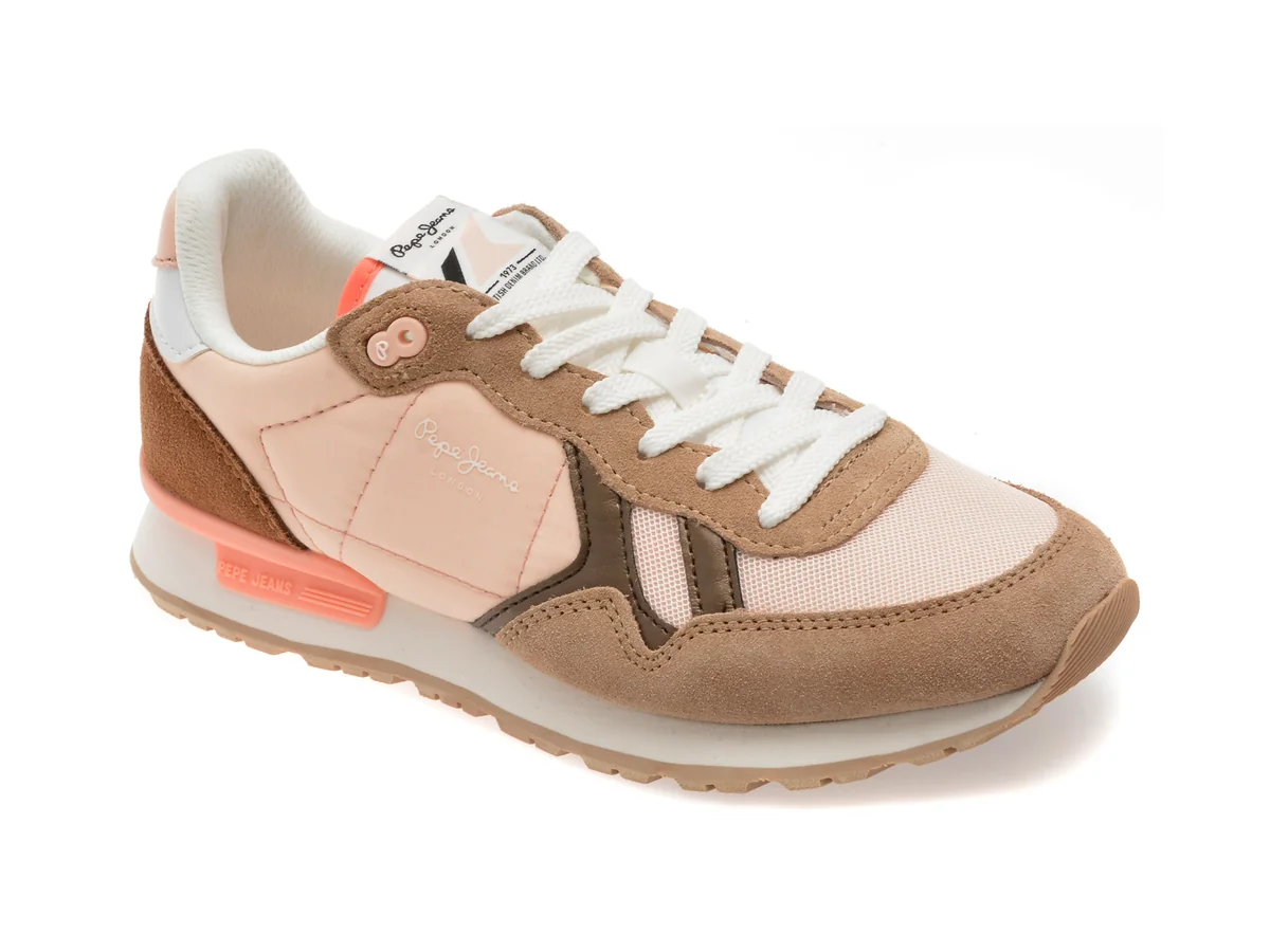 Pantofi Sport Pepe Jeans Multicolor, Brit Camp, Din Material Textil