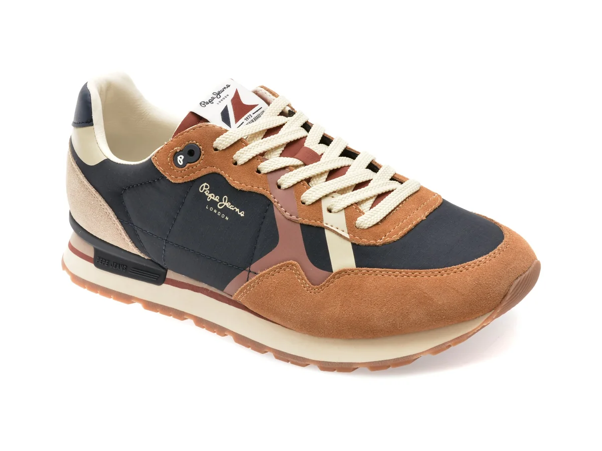 Pantofi Sport Pepe Jeans Multicolor, Brit Cover, Din Material Textil