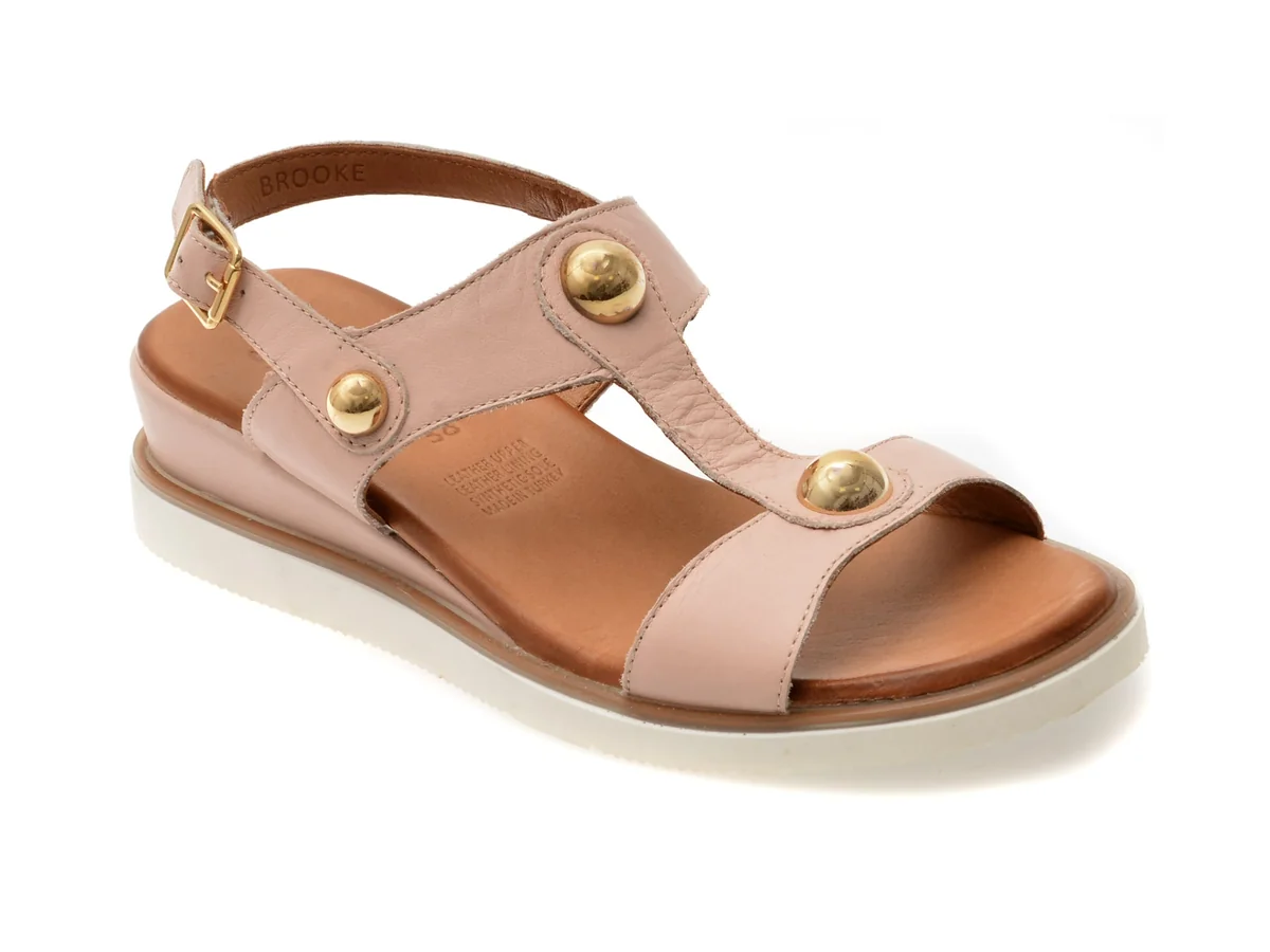 Sandale Planet Nude, 301358, Din Piele Naturala